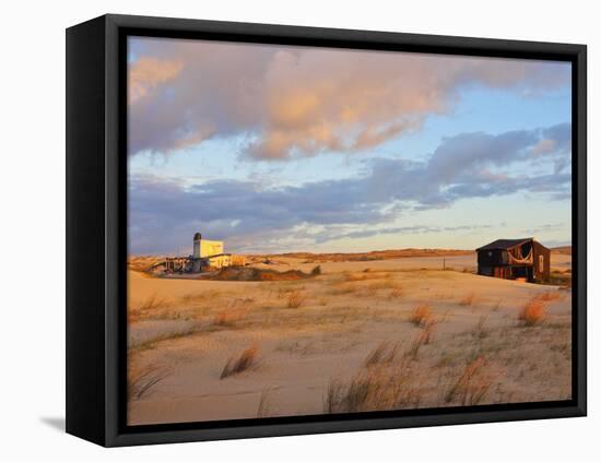 Sunrise at dunes, Cabo Polonio, Rocha Department, Uruguay, South America-Karol Kozlowski-Framed Premier Image Canvas