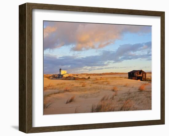 Sunrise at dunes, Cabo Polonio, Rocha Department, Uruguay, South America-Karol Kozlowski-Framed Photographic Print