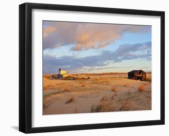 Sunrise at dunes, Cabo Polonio, Rocha Department, Uruguay, South America-Karol Kozlowski-Framed Photographic Print