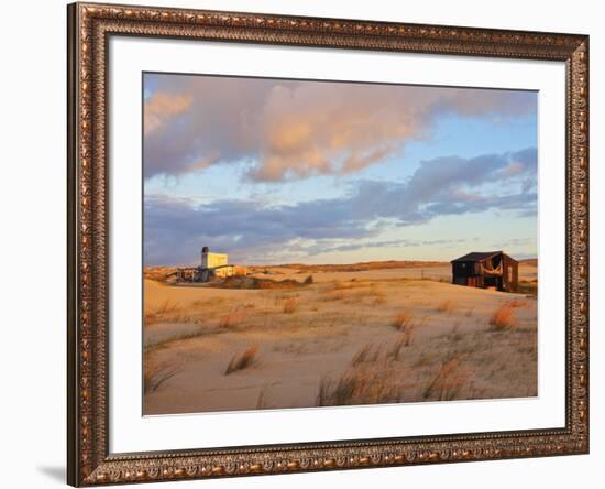 Sunrise at dunes, Cabo Polonio, Rocha Department, Uruguay, South America-Karol Kozlowski-Framed Photographic Print