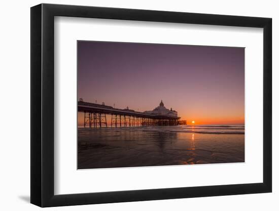 Sunrise at Eastbourne Pier, Eastbourne, East Sussex, England, United Kingdom, Europe-Andrew Sproule-Framed Photographic Print