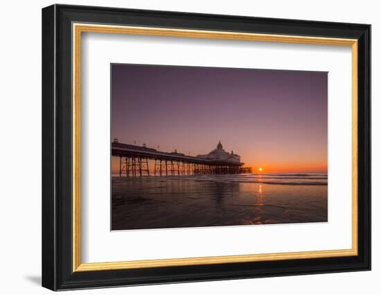 Sunrise at Eastbourne Pier, Eastbourne, East Sussex, England, United Kingdom, Europe-Andrew Sproule-Framed Premium Photographic Print