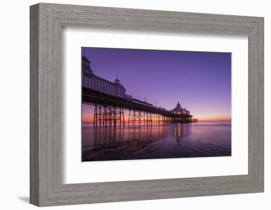 Sunrise at Eastbourne Pier, Eastbourne, East Sussex, England, United Kingdom, Europe-Andrew Sproule-Framed Photographic Print