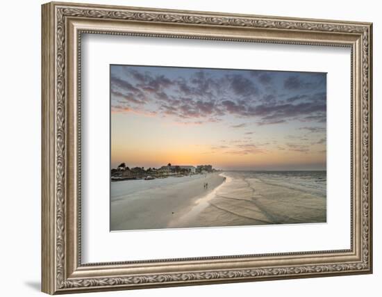 Sunrise at Fort Myers Beach, Florida, USA-Chuck Haney-Framed Photographic Print