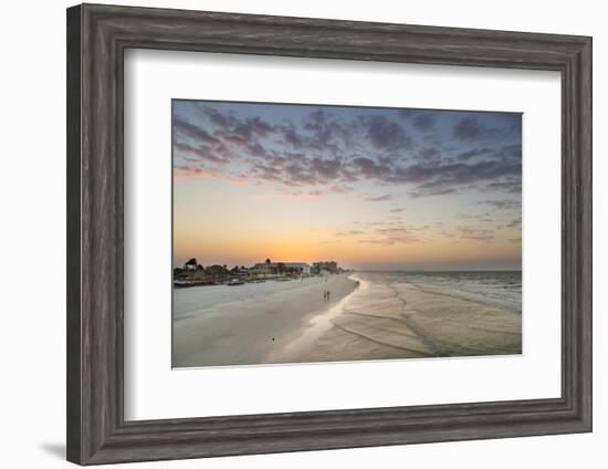 Sunrise at Fort Myers Beach, Florida, USA-Chuck Haney-Framed Photographic Print