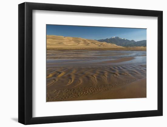 Sunrise at Great Sand Dunes and Medano Creek-Howie Garber-Framed Photographic Print