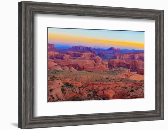 Sunrise at Hunts Mesa Panorama-aiisha-Framed Photographic Print