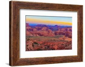 Sunrise at Hunts Mesa Panorama-aiisha-Framed Photographic Print