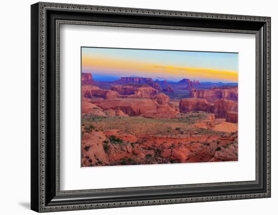 Sunrise at Hunts Mesa Panorama-aiisha-Framed Photographic Print