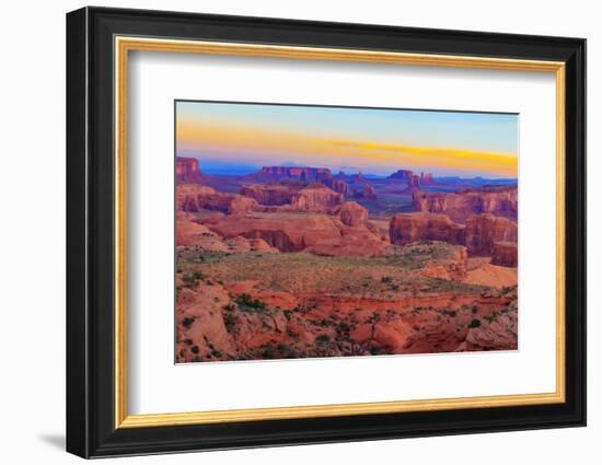 Sunrise at Hunts Mesa Panorama-aiisha-Framed Photographic Print