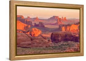 Sunrise at Hunts Mesa Viewpoint-aiisha-Framed Premier Image Canvas