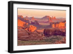 Sunrise at Hunts Mesa Viewpoint-aiisha-Framed Photographic Print