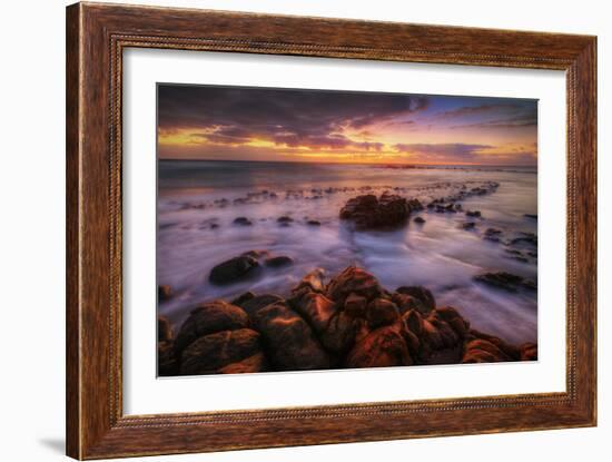Sunrise at Kapaa, Kauai Hawaii-Vincent James-Framed Photographic Print