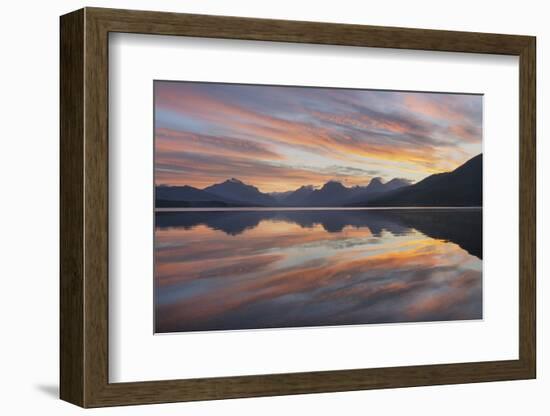 Sunrise at Lake McDonald, Glacier National Park, Montana.-Alan Majchrowicz-Framed Photographic Print