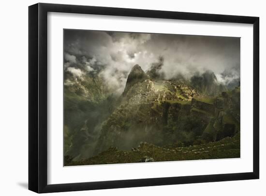 Sunrise At Machu Picchu, Peru-Rebecca Gaal-Framed Photographic Print