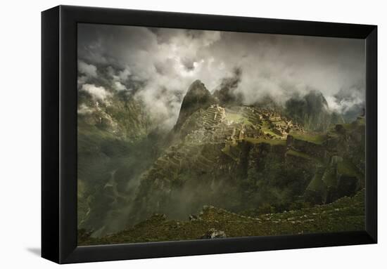 Sunrise At Machu Picchu, Peru-Rebecca Gaal-Framed Premier Image Canvas