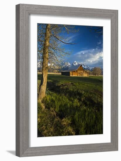 Sunrise At Mormon Row In Grand Teton National Park-Liam Doran-Framed Photographic Print