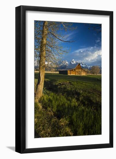 Sunrise At Mormon Row In Grand Teton National Park-Liam Doran-Framed Photographic Print