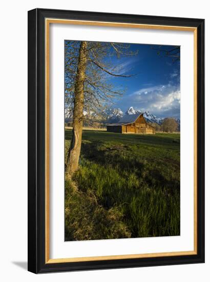 Sunrise At Mormon Row In Grand Teton National Park-Liam Doran-Framed Photographic Print