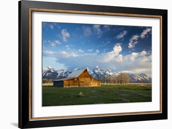 Sunrise At Mormon Row In Grand Teton National Park-Liam Doran-Framed Photographic Print