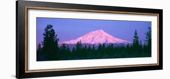 Sunrise at Mount Shasta, California-null-Framed Photographic Print