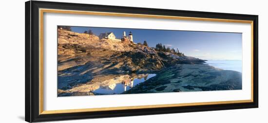 Sunrise at Pemaquid Point Lighthouse from 1827, Maine-null-Framed Photographic Print