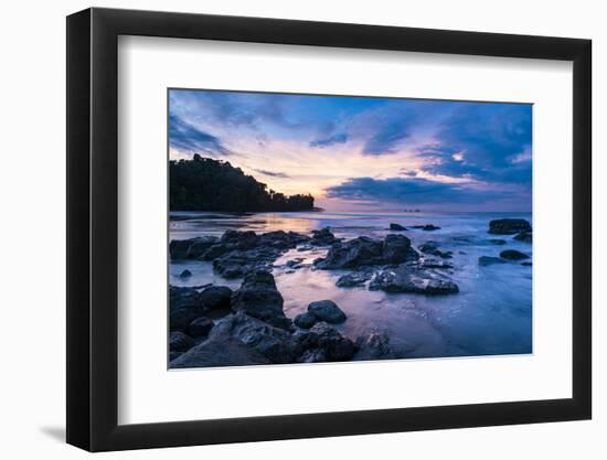 Sunrise at Playa Arco Beach, Uvita, Marino Ballena National Park, Costa Rica-Matthew Williams-Ellis-Framed Photographic Print