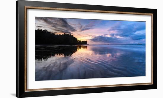 Sunrise at Playa Arco Beach, Uvita, Marino Ballena National Park, Costa Rica-Matthew Williams-Ellis-Framed Photographic Print