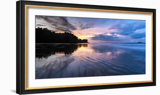 Sunrise at Playa Arco Beach, Uvita, Marino Ballena National Park, Costa Rica-Matthew Williams-Ellis-Framed Photographic Print