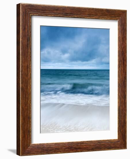 Sunrise at Porthminster Beach, Near St, Ives, Cornwall, UK-Nadia Isakova-Framed Photographic Print