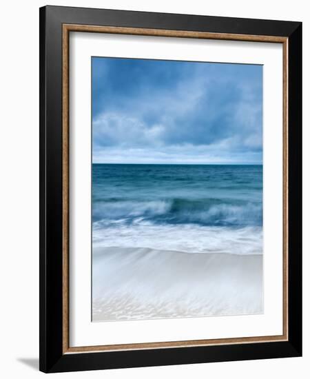 Sunrise at Porthminster Beach, Near St, Ives, Cornwall, UK-Nadia Isakova-Framed Photographic Print