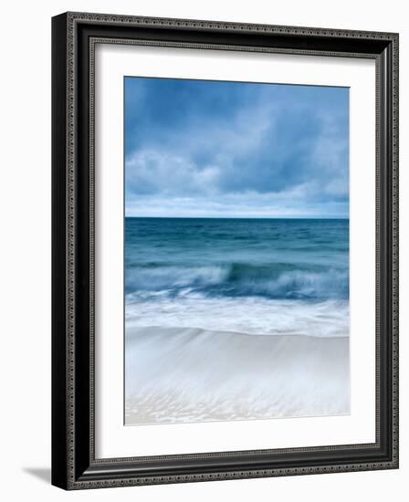 Sunrise at Porthminster Beach, Near St, Ives, Cornwall, UK-Nadia Isakova-Framed Photographic Print