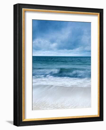 Sunrise at Porthminster Beach, Near St, Ives, Cornwall, UK-Nadia Isakova-Framed Photographic Print