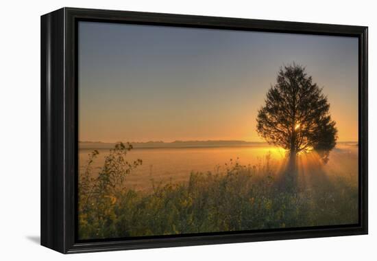 Sunrise at Prairie Ridge State Natural Area, Marion County, Illinois-Richard and Susan Day-Framed Premier Image Canvas