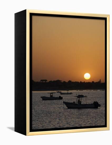 Sunrise at Saly, Senegal, West Africa, Africa-Robert Harding-Framed Premier Image Canvas