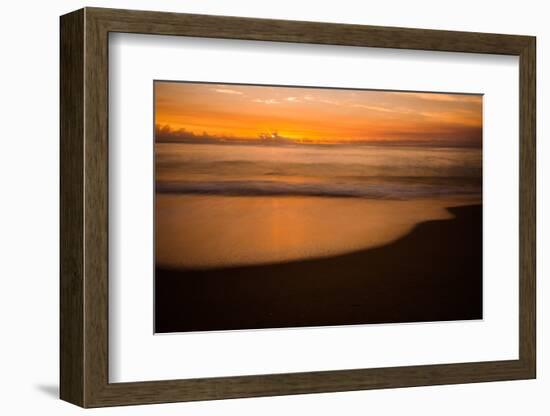 Sunrise at Shelly Beach, Caloundra, Sunshine Coast, Queensland, Australia-Mark A Johnson-Framed Photographic Print