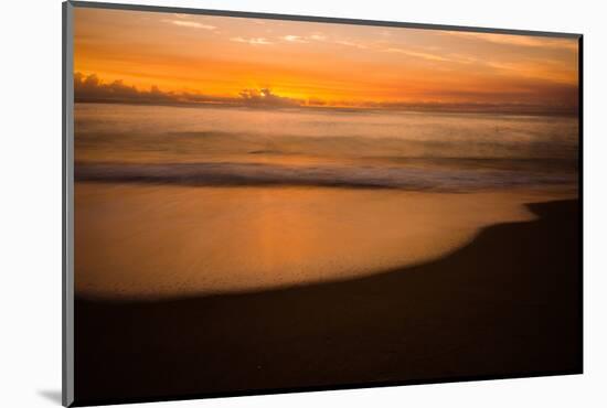 Sunrise at Shelly Beach, Caloundra, Sunshine Coast, Queensland, Australia-Mark A Johnson-Mounted Photographic Print