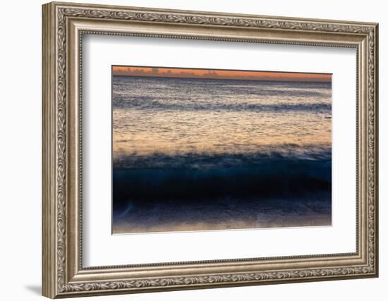 Sunrise at Shelly Beach, Caloundra, Sunshine Coast, Queensland, Australia-Mark A Johnson-Framed Photographic Print