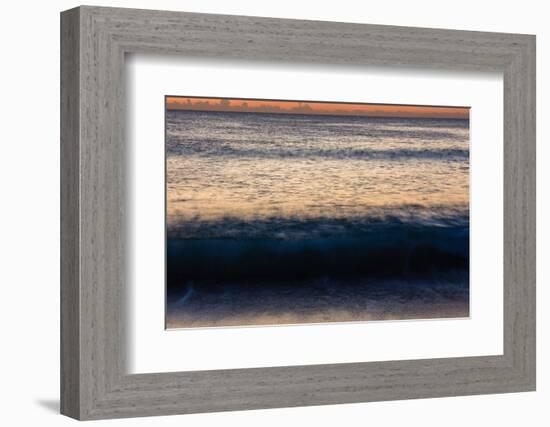 Sunrise at Shelly Beach, Caloundra, Sunshine Coast, Queensland, Australia-Mark A Johnson-Framed Photographic Print