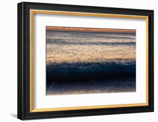 Sunrise at Shelly Beach, Caloundra, Sunshine Coast, Queensland, Australia-Mark A Johnson-Framed Photographic Print