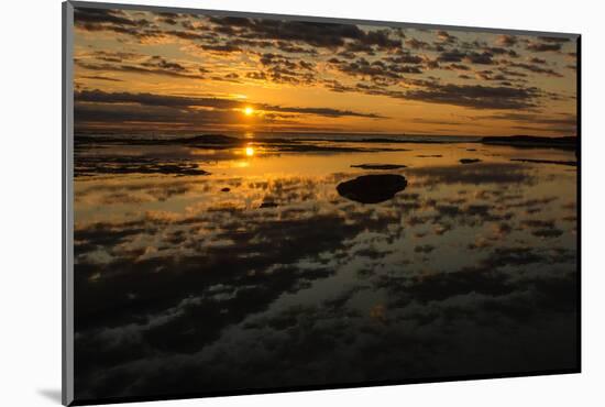 Sunrise at Shelly Beach, Caloundra, Sunshine Coast, Queensland, Australia-Mark A Johnson-Mounted Photographic Print