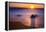 Sunrise at Shelly Beach, Caloundra, Sunshine Coast, Queensland, Australia-Mark A Johnson-Framed Premier Image Canvas