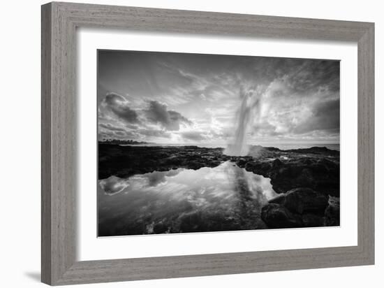 Sunrise at Spouting Horn, South Kauai-Vincent James-Framed Photographic Print