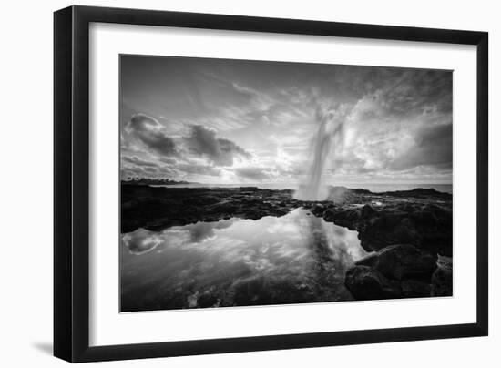 Sunrise at Spouting Horn, South Kauai-Vincent James-Framed Photographic Print