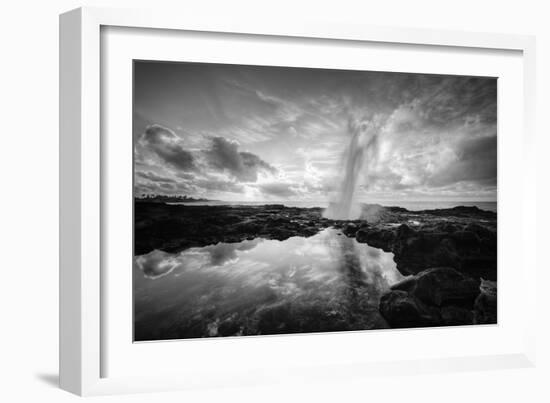 Sunrise at Spouting Horn, South Kauai-Vincent James-Framed Photographic Print