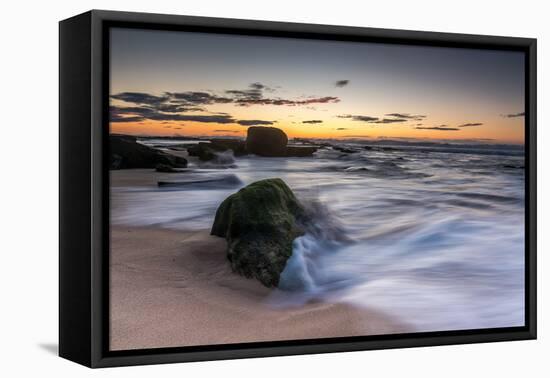 Sunrise at the Beach-A Periam Photography-Framed Premier Image Canvas