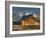 Sunrise at the Mormon Row Barn in Wyoming's Grand Teton National Park-Kyle Hammons-Framed Photographic Print