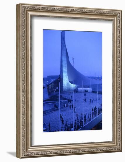 Sunrise at the Yoyogi National Gymnasium, 1964 Tokyo Summer Olympics, Japan-Art Rickerby-Framed Photographic Print