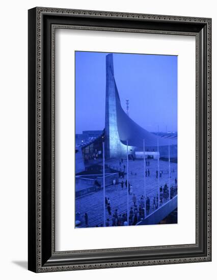 Sunrise at the Yoyogi National Gymnasium, 1964 Tokyo Summer Olympics, Japan-Art Rickerby-Framed Photographic Print