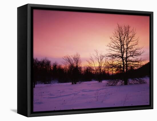 Sunrise at Thorton Gap, Shenandoah National Park, Virginia, USA-Charles Gurche-Framed Premier Image Canvas